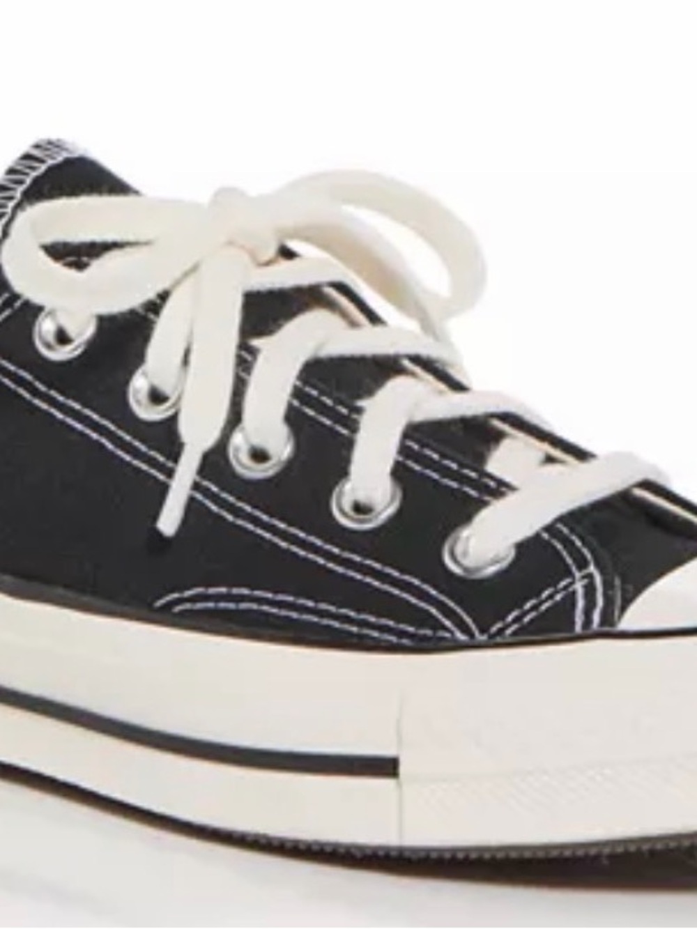 Converse Chuck 70 Low Top Sneakers in Black and White